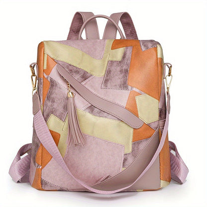 GISELLA - Mochila Antirrobo de Cuadros