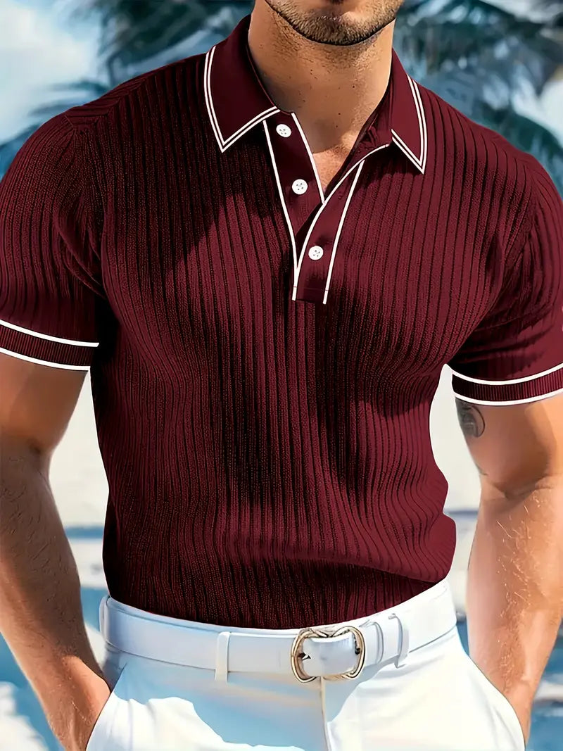 LEGACY | Polo elegante de manga corta