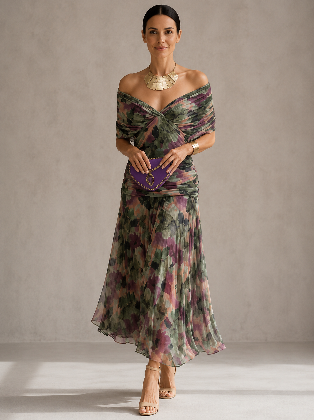 HENDRIKA | Vestido de Noche Coral