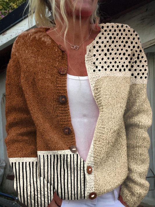 ELOISE™ | Cárdigan de Punto Vintage
