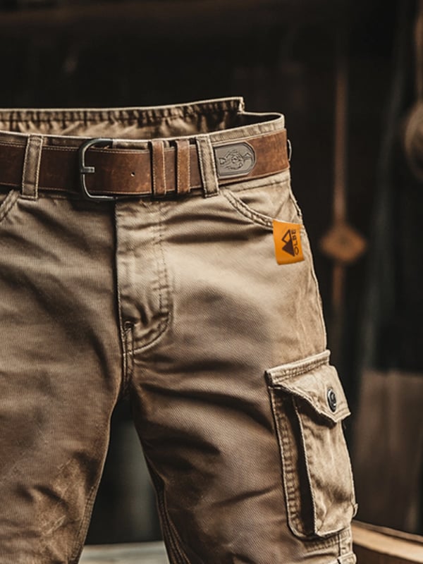 BEN | Short cargo retro con múltiples bolsillos