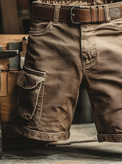 BEN | Short cargo retro con múltiples bolsillos