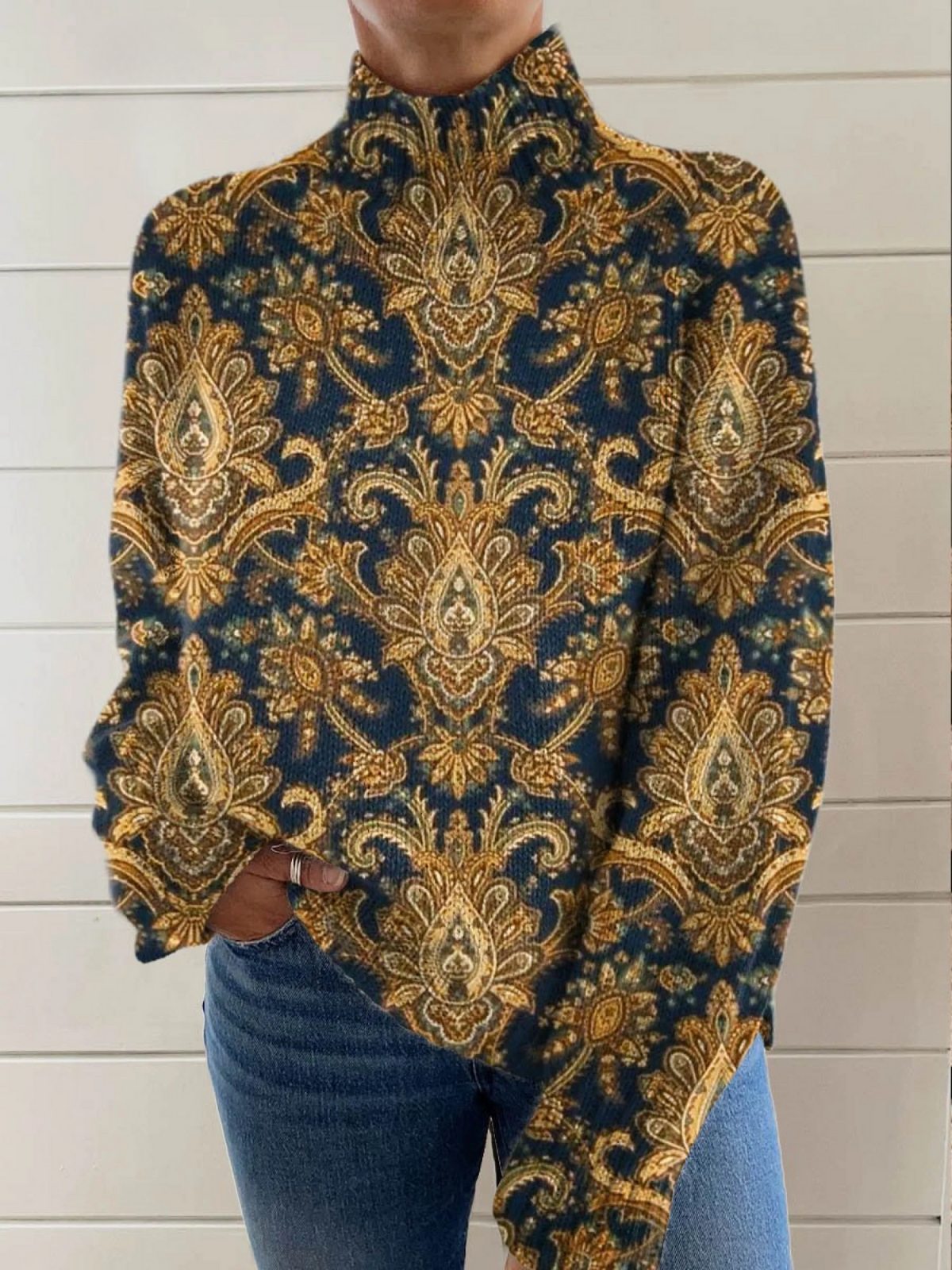 DELLA - Azul Marino y Dorado