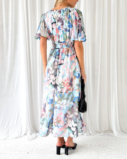 CELINE | Vestido Femenino con Motivo Floral