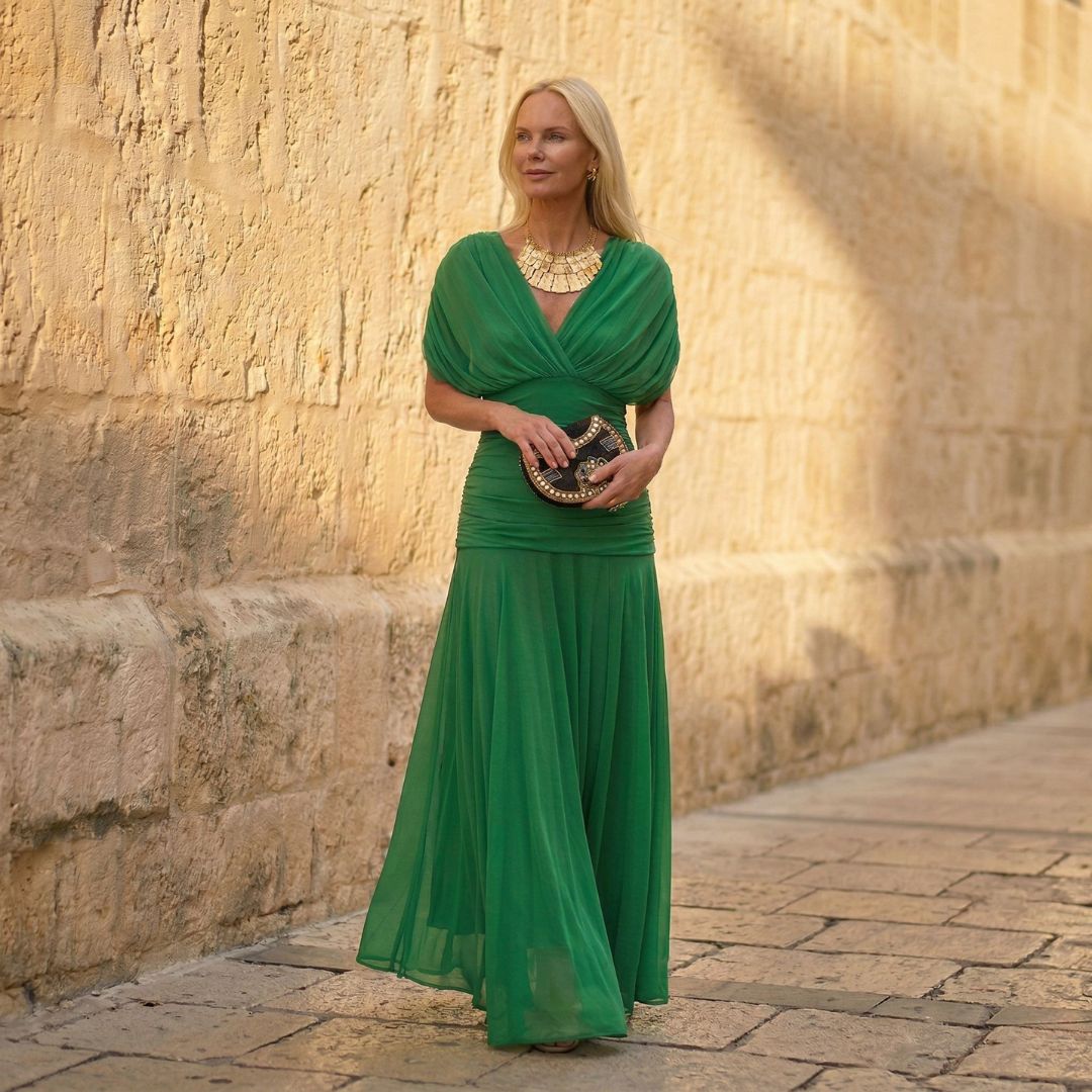 Sienna - Vestido Verde Elegante