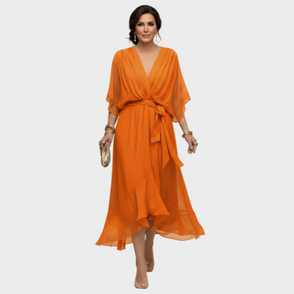 MARÍA- Vestido con escote en forma de V
