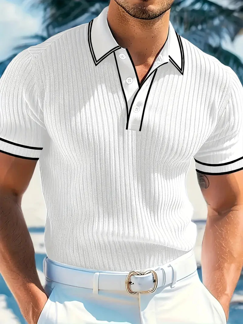 LEGACY | Polo elegante de manga corta