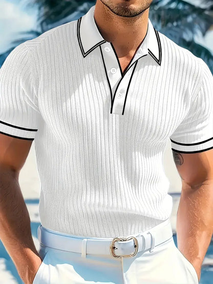 LEGACY | Polo elegante de manga corta