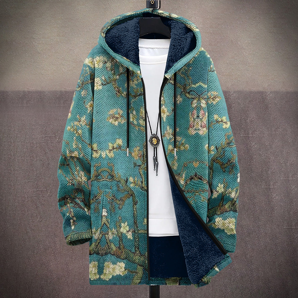 VINCENT - Estampado Turquesa y Dorado