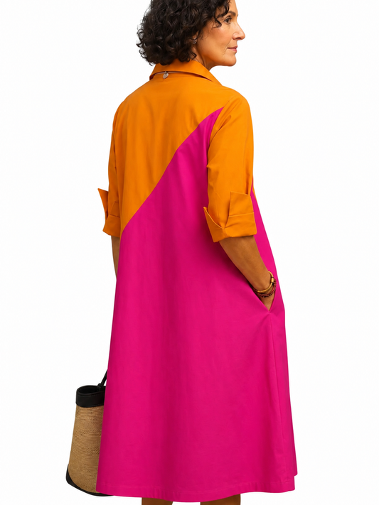 KAYLA | Vestido midi cuidado y elegante