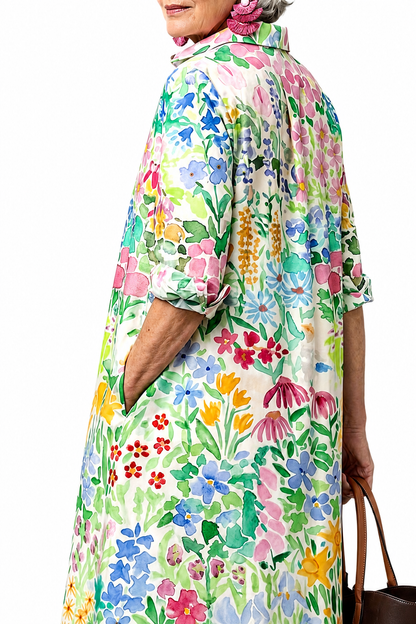 PAIGE | Vestido midi cuidado y elegante