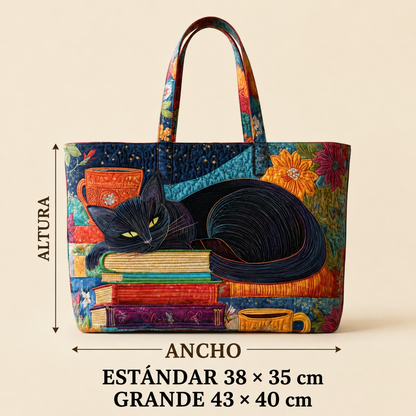 GATO NEGRO, LIBROS Y TAZAS | Dos Tallas