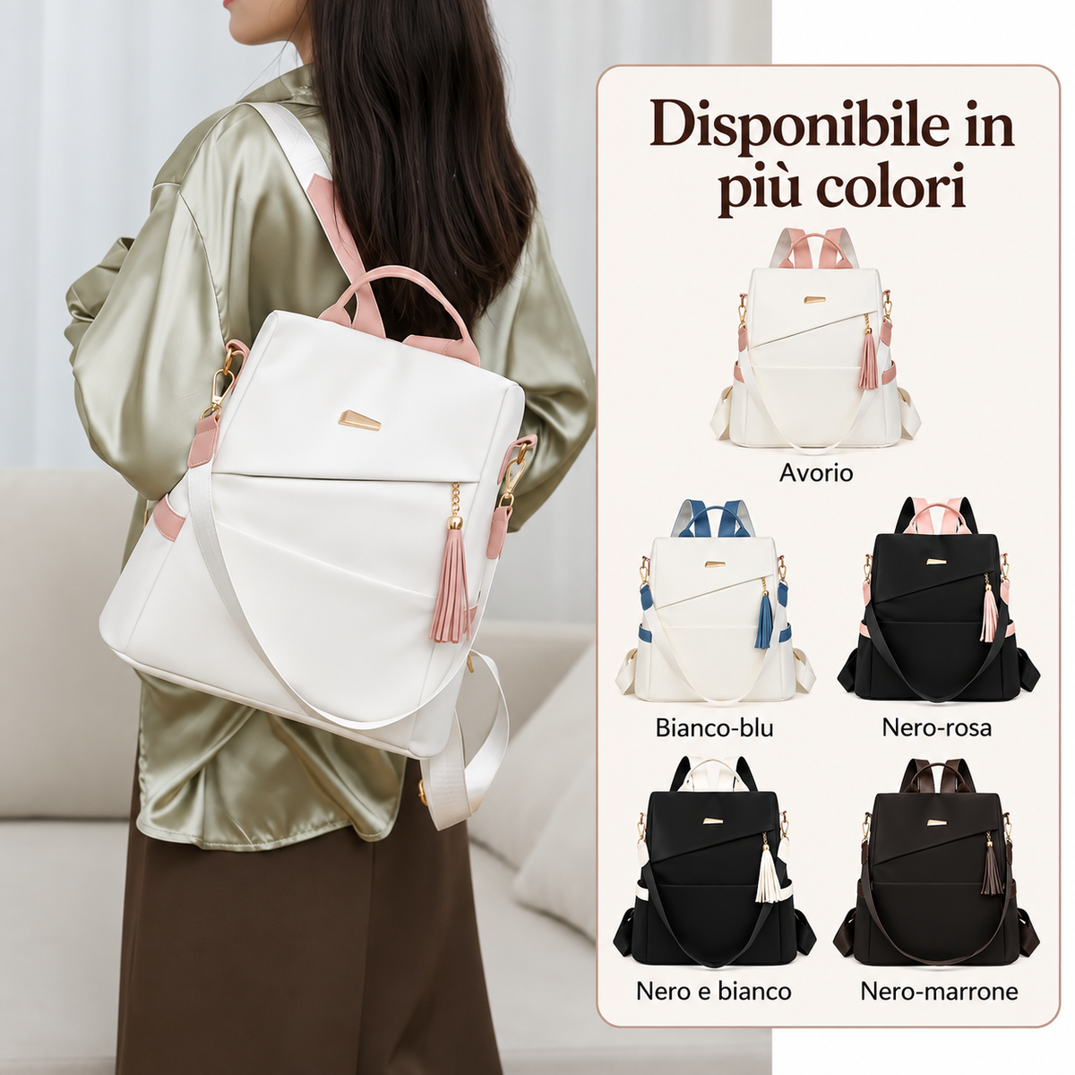 AMBROGIA - Mochila Antirrobo Ligera