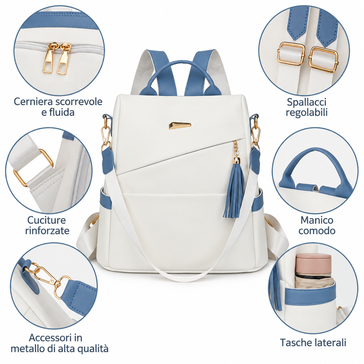 AMBROGIA - Mochila Antirrobo Ligera