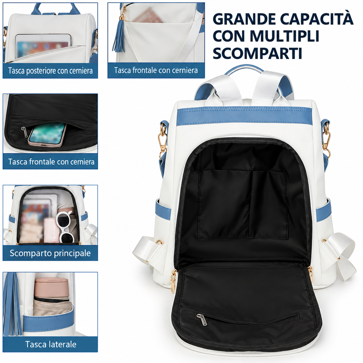 AMBROGIA - Mochila Antirrobo Ligera
