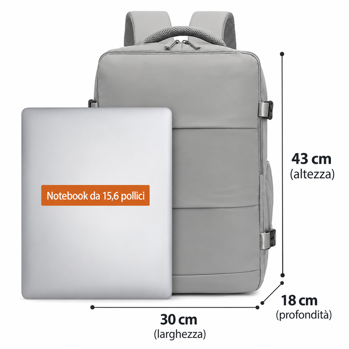 TARSILLA - Mochila de Viaje 40 Litros