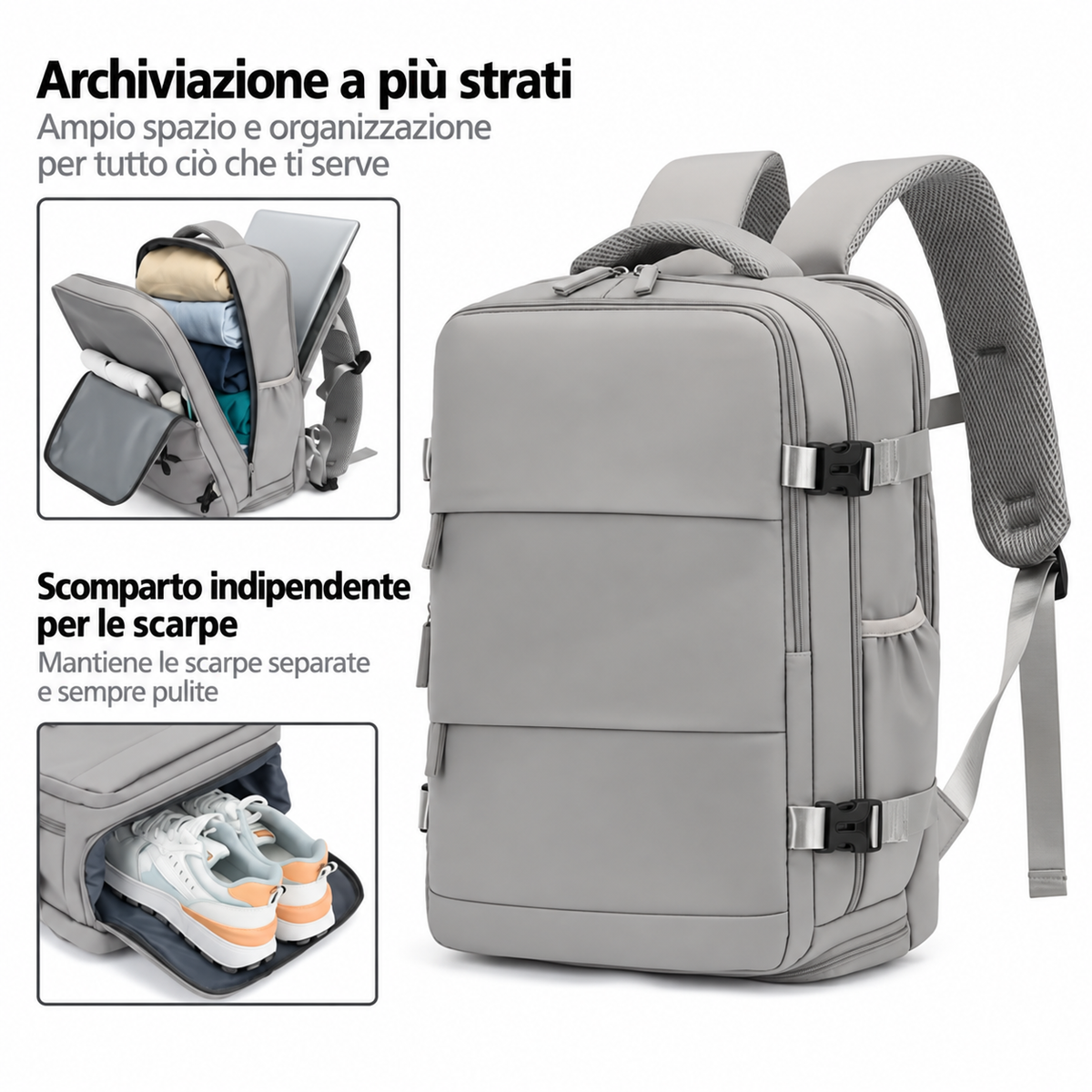 TARSILLA - Mochila de Viaje 40 Litros