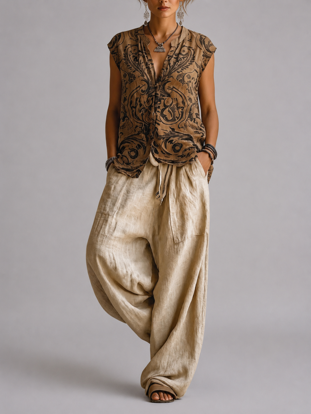 GIULIA | Conjunto bohemio fluido en capas