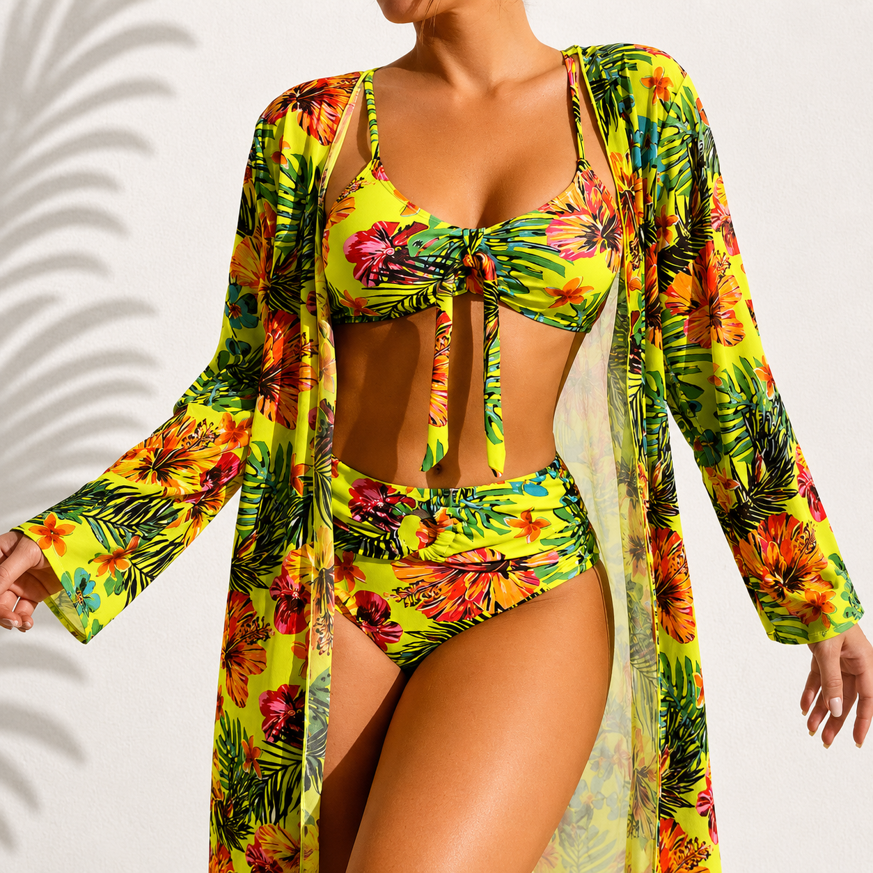 DELACROIX | Bikini 3 Pièces Élégant Tropical Manon