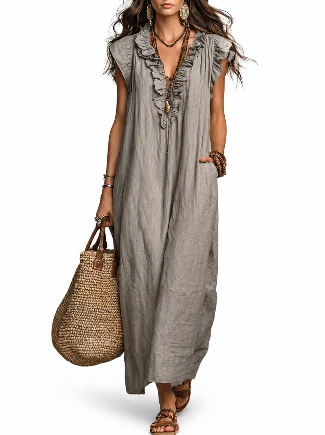 CAMÉLIA | Robe Longue Bohème