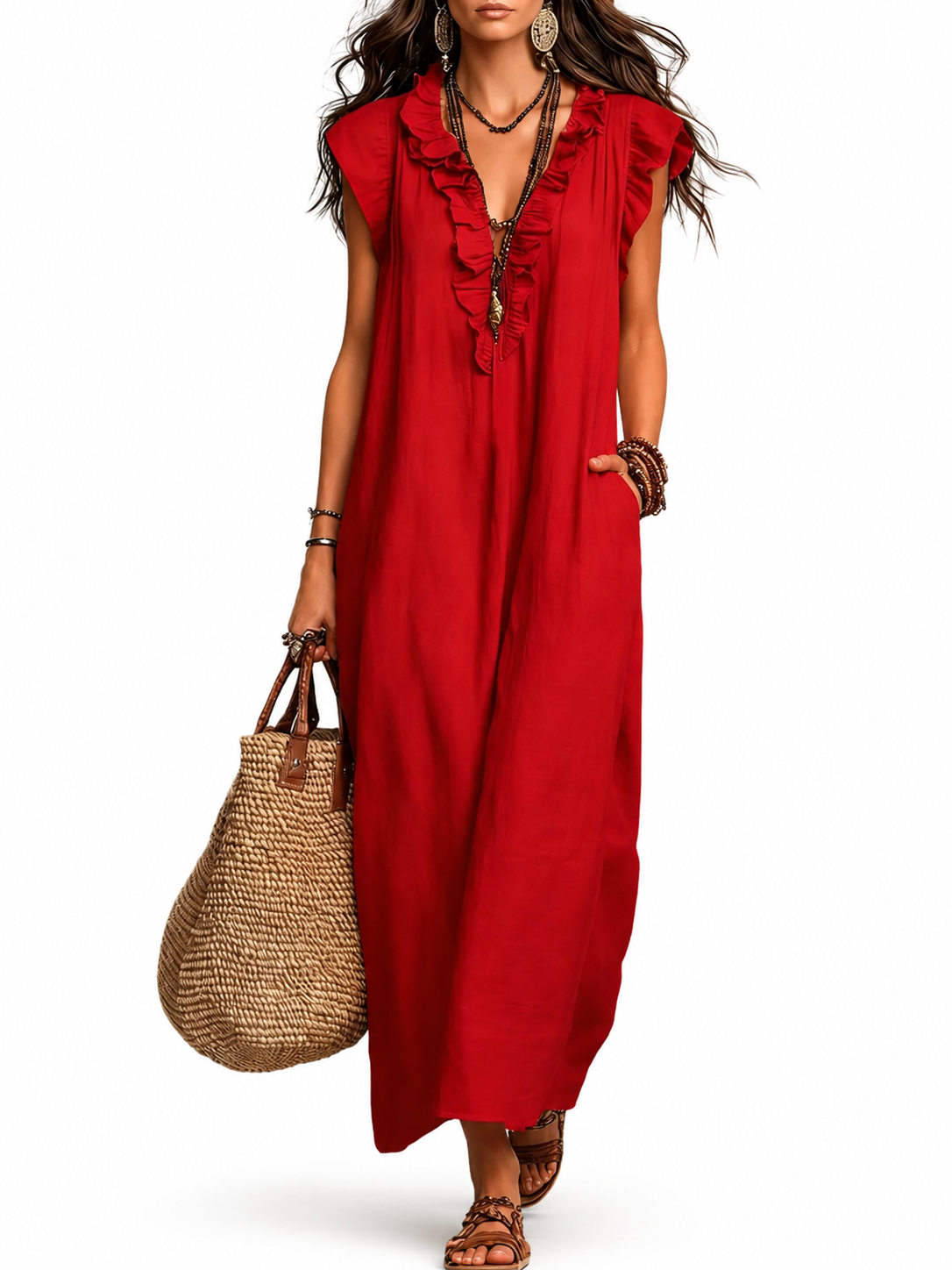 CAMÉLIA | Robe Longue Bohème
