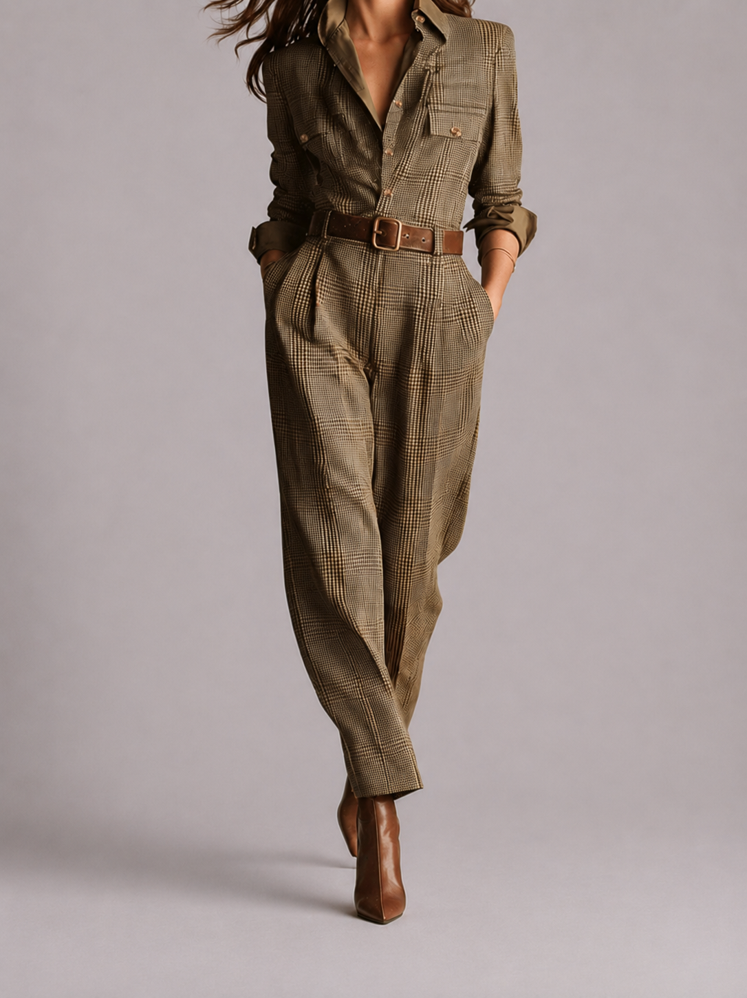 LUCINDA | Elegante mono de tweed