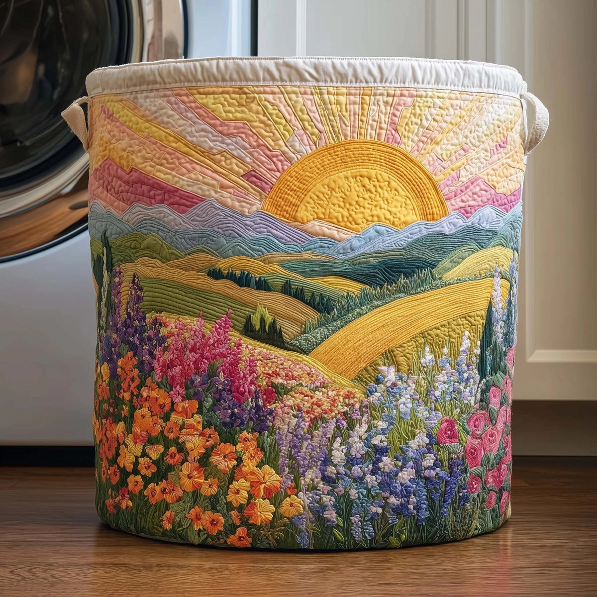 WINNIE - Cesta de la Ropa Acolchada