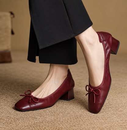ALANA | Zapatos de Tacón Alto de Cuero