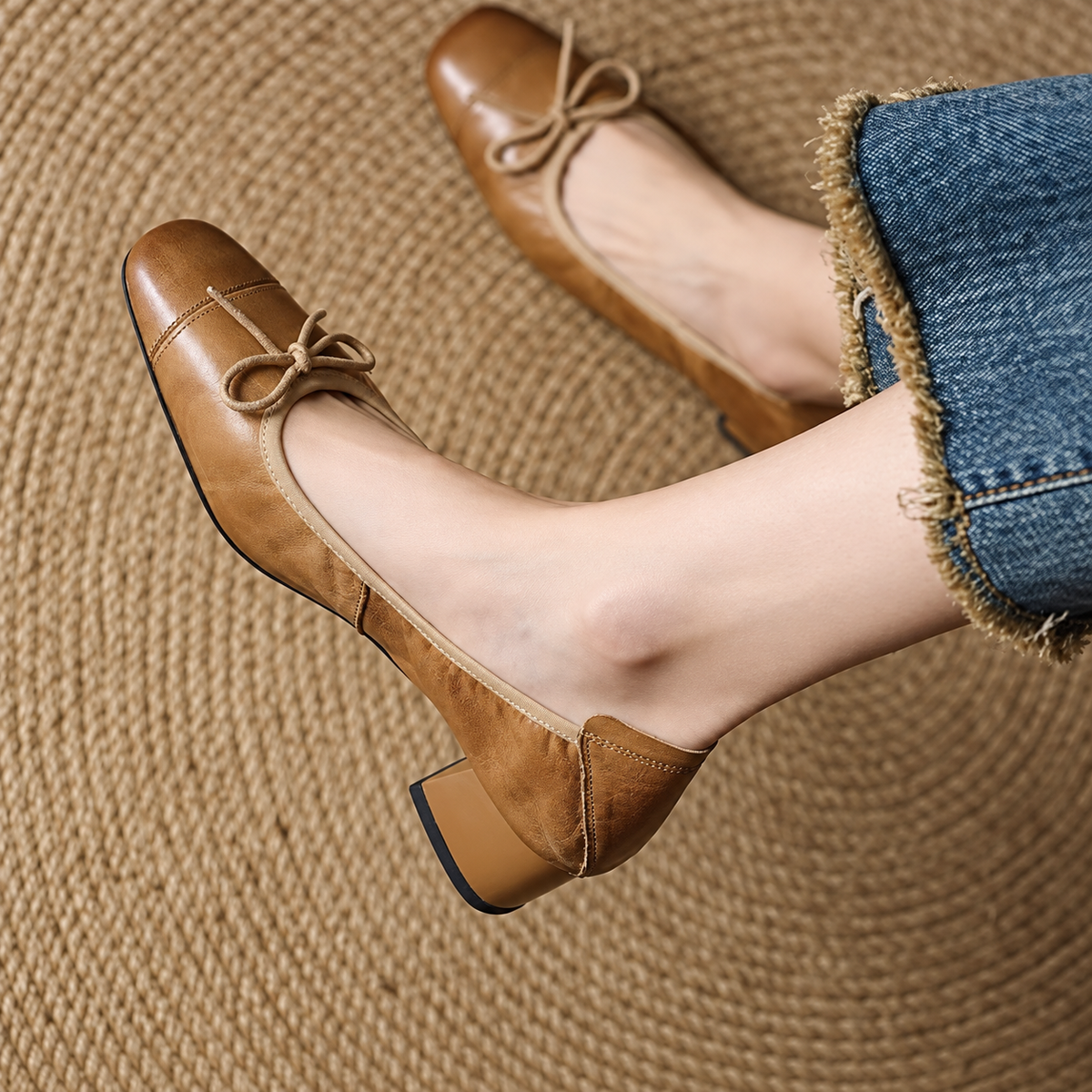 ALANA | Zapatos de Tacón Alto de Cuero