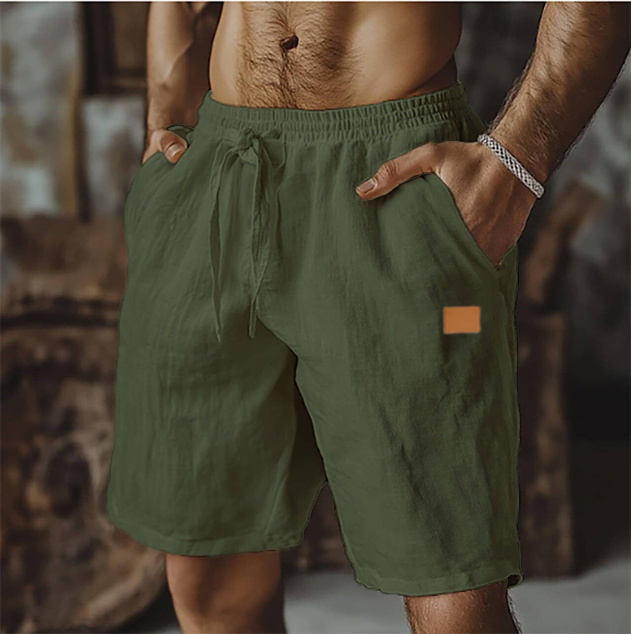 NEUTRAL | Pantalones cortos informales de lino