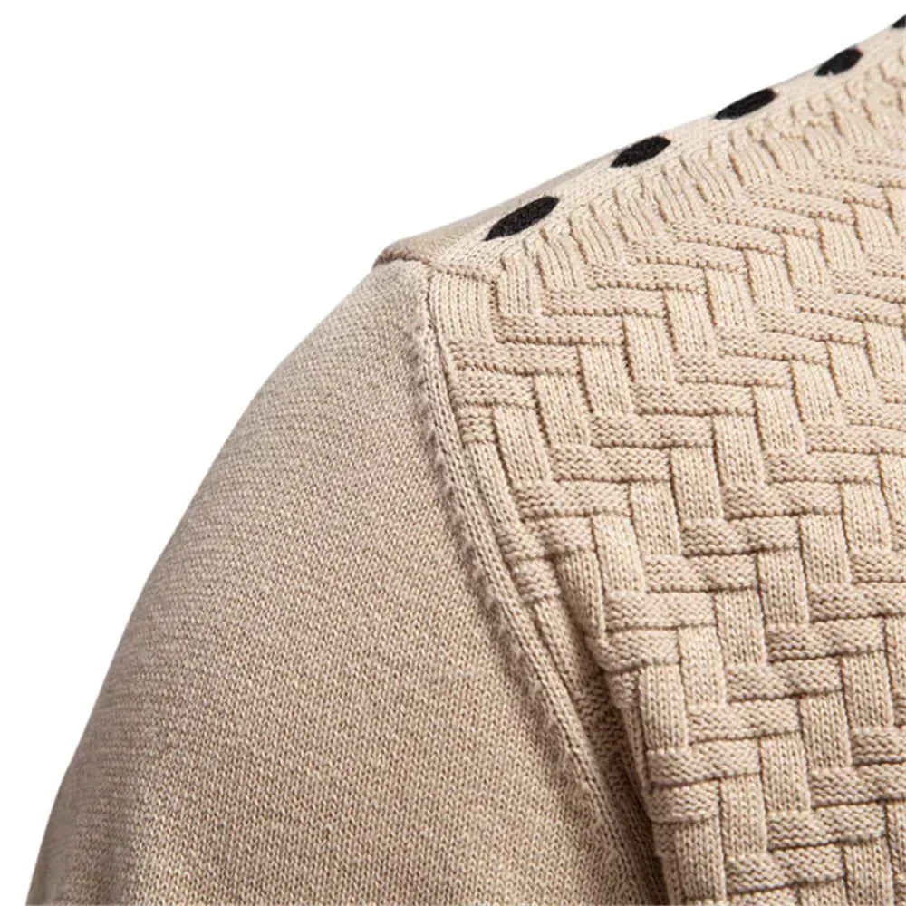 RIBETE | Cárdigan cálido para hombre con cuello en V
