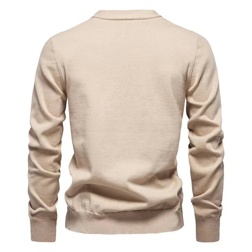 RIBETE | Cárdigan cálido para hombre con cuello en V