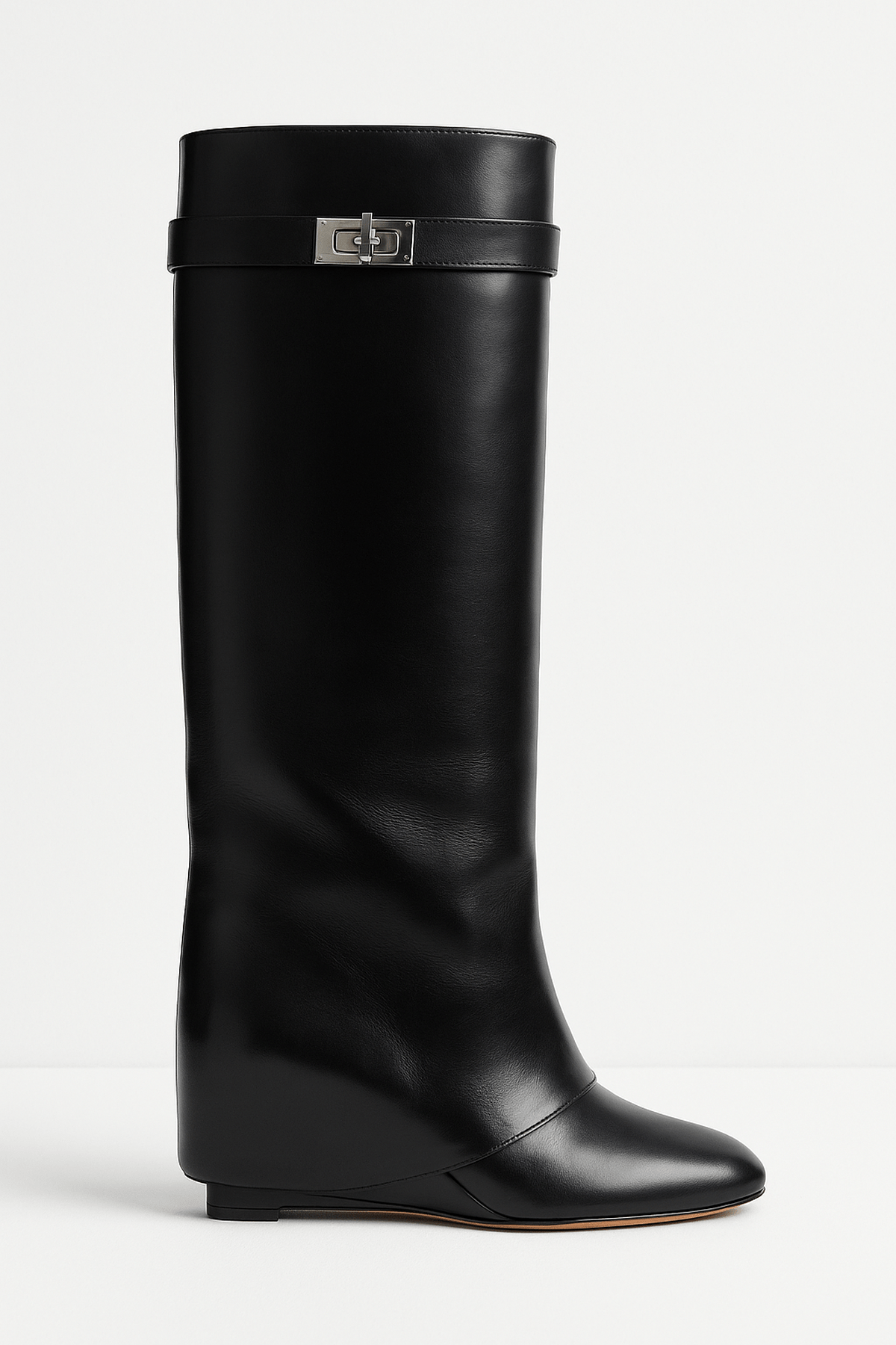 ROMA™ | Botas altas de piel sintética - Negro