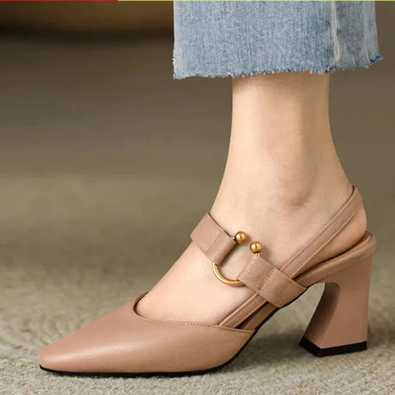 ROSALIE™ | Zapatos de tacón elegantes - Marrón claro