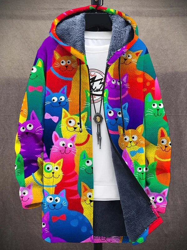 BARNABY - Estampado de Gatos Multicolor