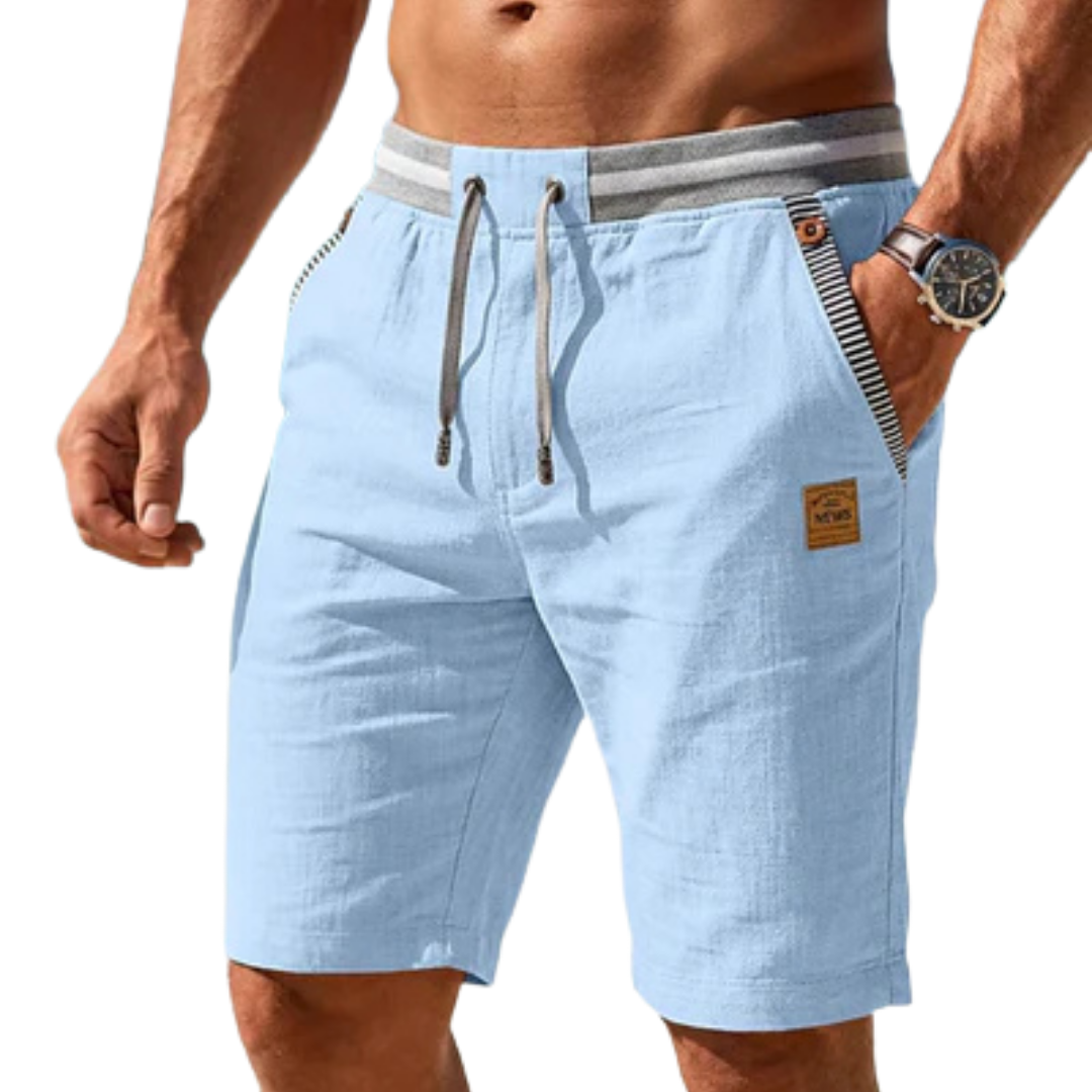 CAZEL | Pantalones cortos de verano ligeros con cordón ajustable