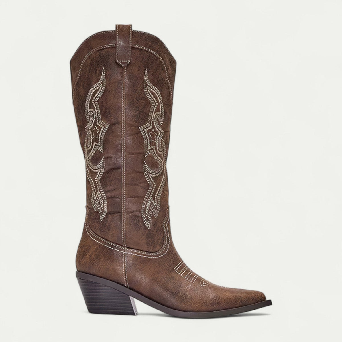 DAKOTA™ | Botas camperas altas efecto envejecido - Marrón