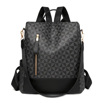 IPPOLITA - Mochila Antirrobo Convertible Negra
