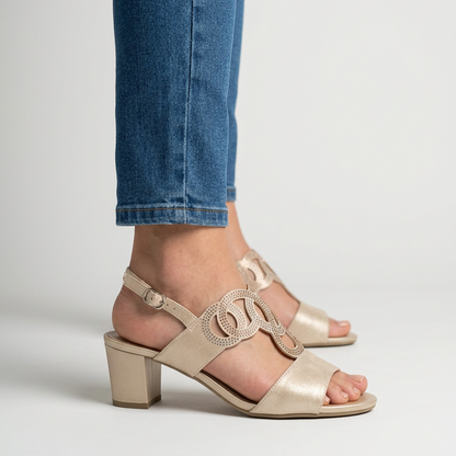 GEA - Sandalias cómodas con tacón