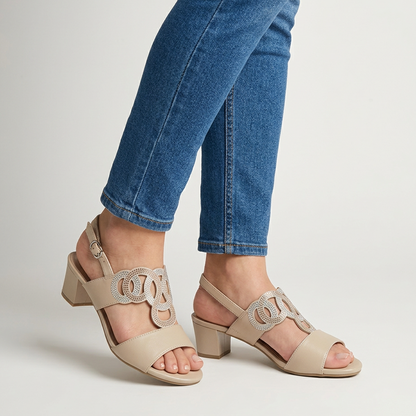 GEA - Sandalias cómodas con tacón