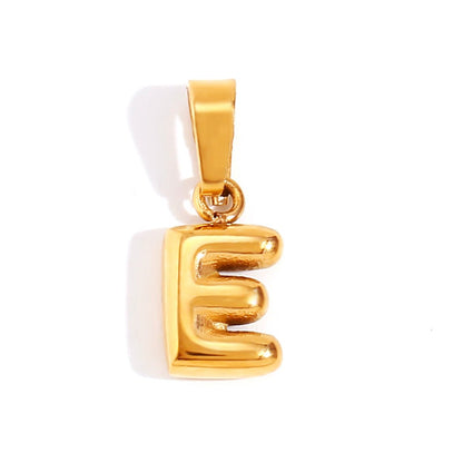 Collier Lettre Bubble Chic