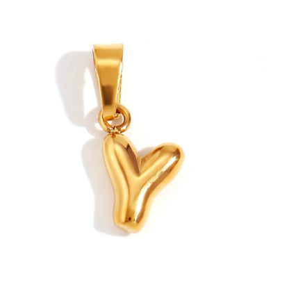 Collier Lettre Bubble Chic