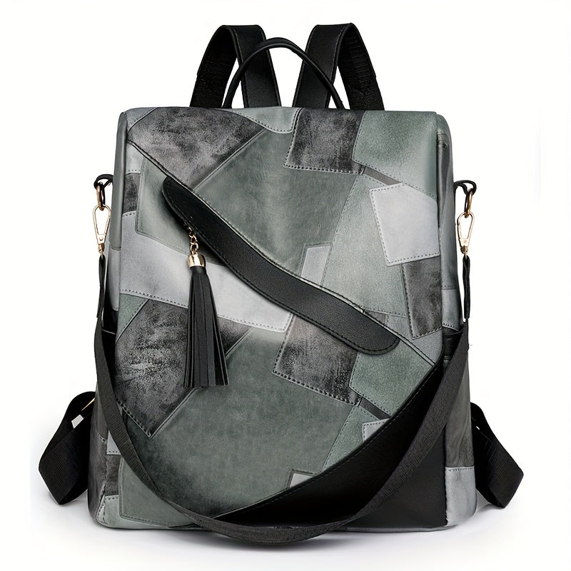 MARZIA - Mochila Antirrobo de Cuadros
