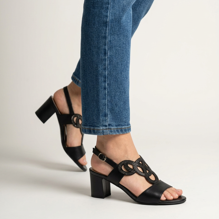 GEA - Sandalias cómodas con tacón