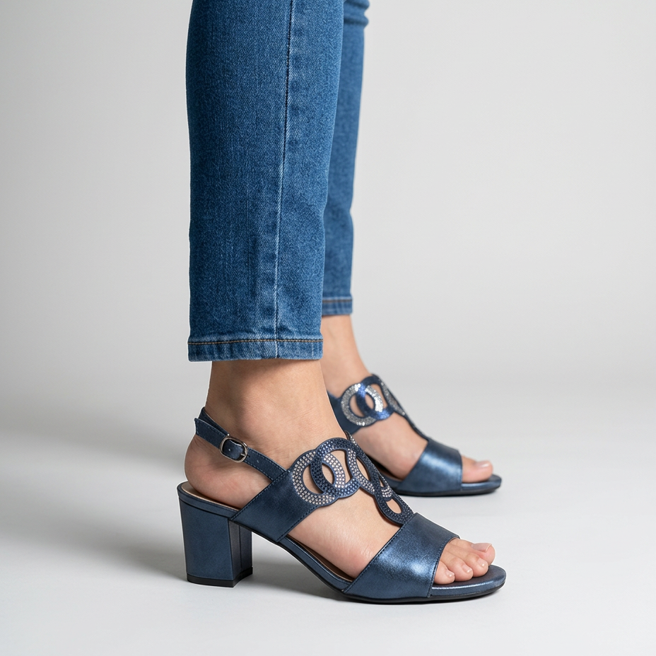 GEA - Sandalias cómodas con tacón