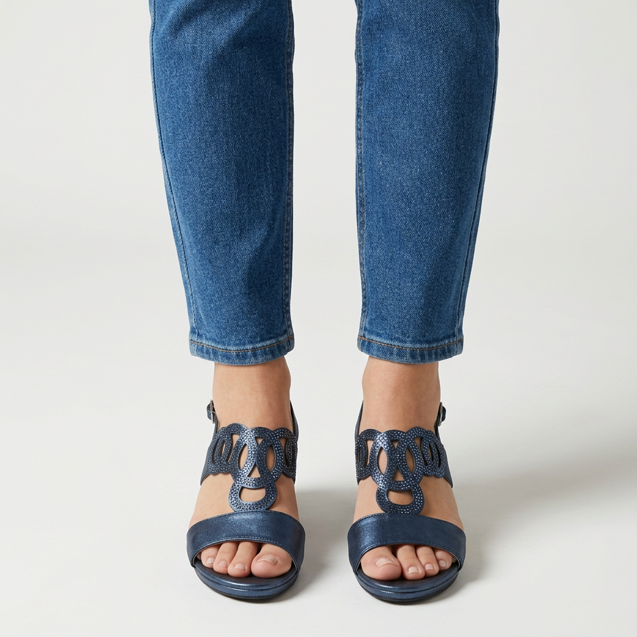GEA - Sandalias cómodas con tacón