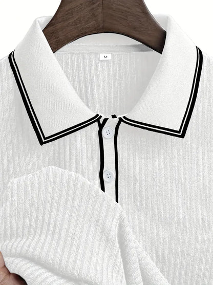 LEGACY | Polo elegante de manga corta