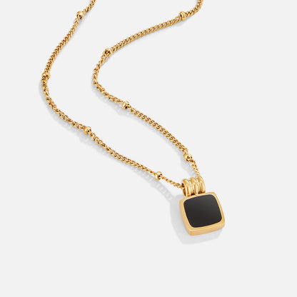 Collar elegante de doble vuelta