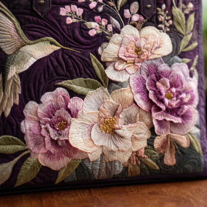Bolso Colibrí y Orquídeas