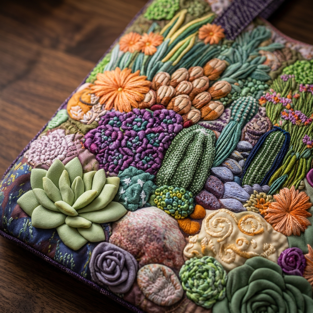 Bolso Jardín de Suculentas
